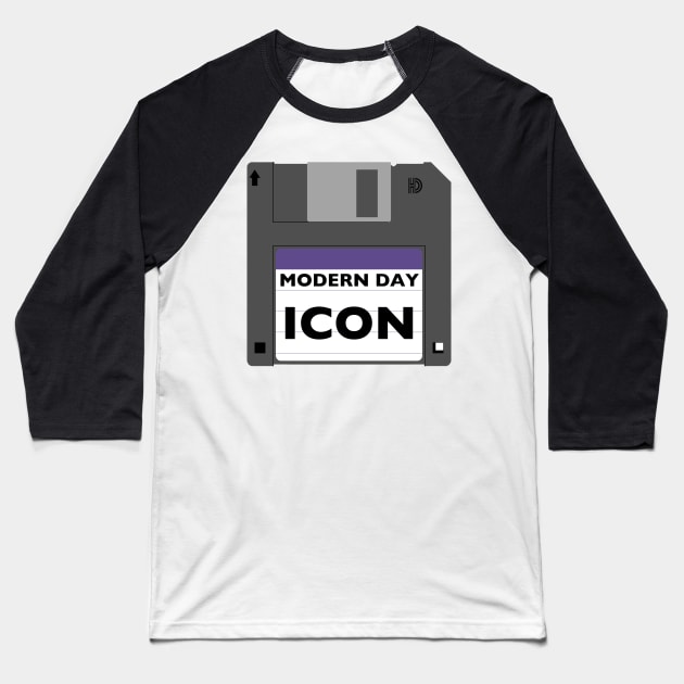 Modern Day Icon Baseball T-Shirt by DavidASmith